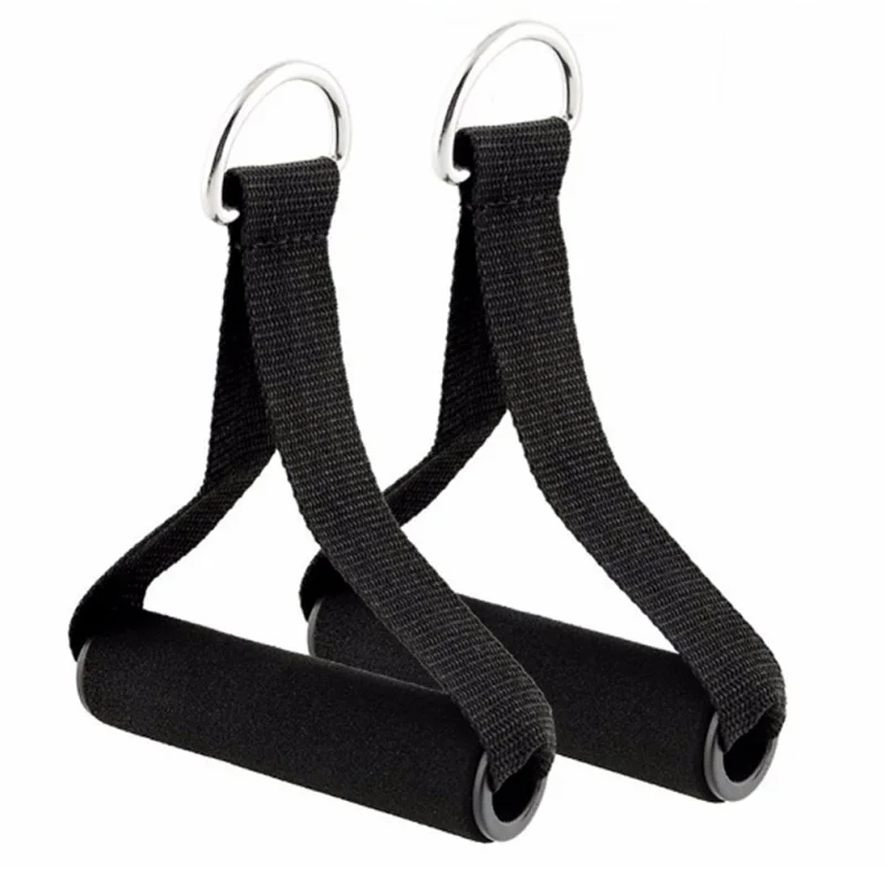 2PCS Pull Seil Grip Fitness Zubehör Übung Band Griff Rally Griff für Yoga Hängematte Griff Widerstand Bands Schaum Griff