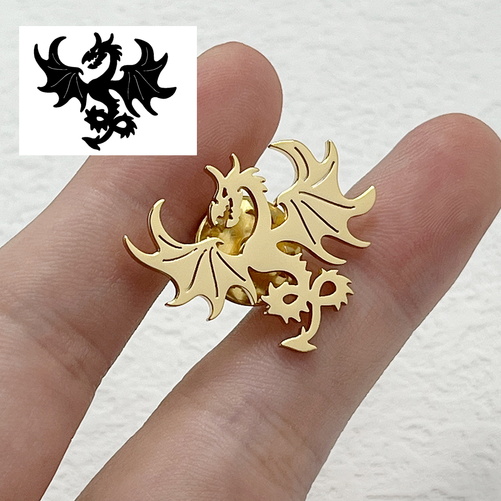 Using images Customizing Personalized Brand Brooches Stainless Steel  Accessories Customized LogosJewelry Family Gifts