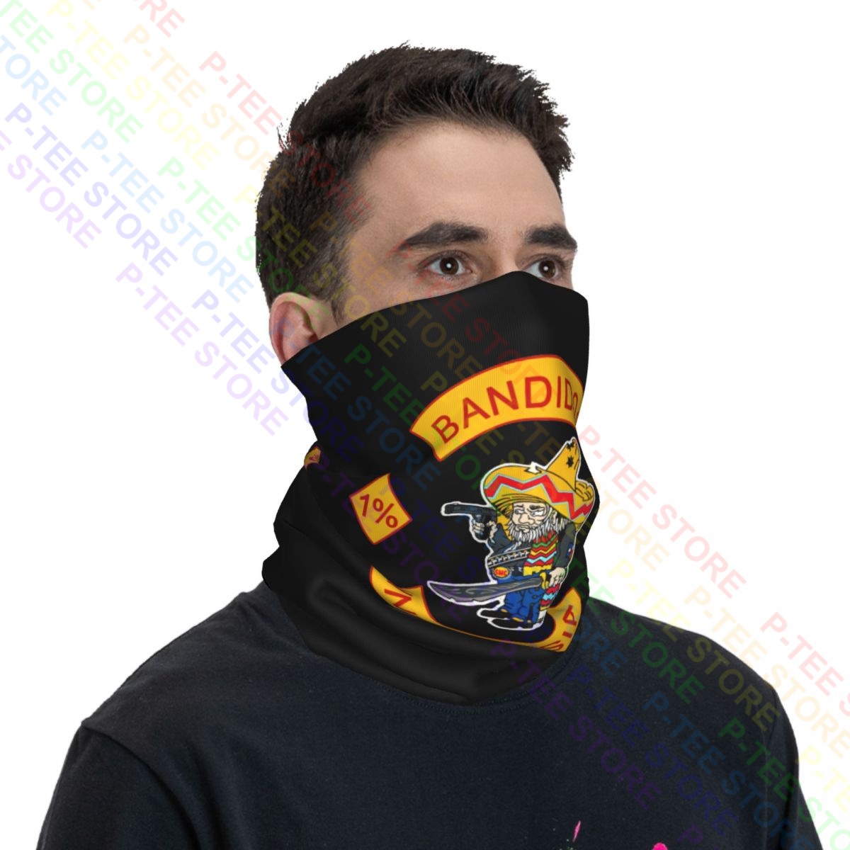 Bandidos Mc Texas Halstuch, Bandana, Schal, Gesichtsmaske, einfaches Laufen, Bergsteigen
