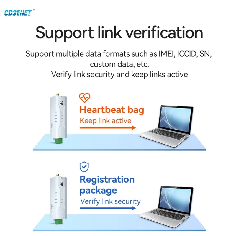 4g cat1 mini dtu cdsenet E840-DTU(EC05-485) e 1200m freie daten transparente übertragung mqtt vpn apn modbus tcp rtu dns geringer strom
