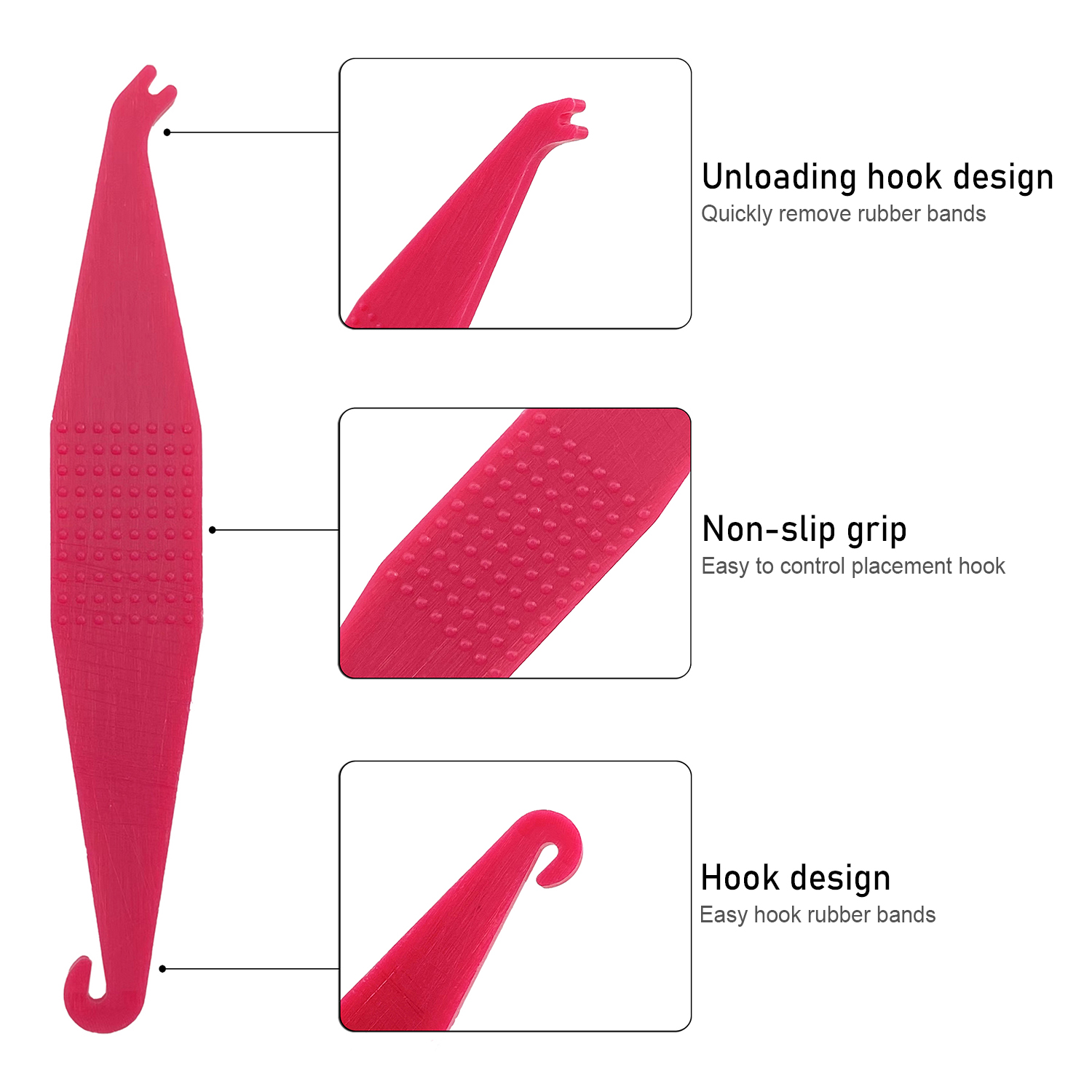 矯正ブレース用の伸縮性交換器、使い捨てゴムリング、歯科用、歯科治療、診療所、100個