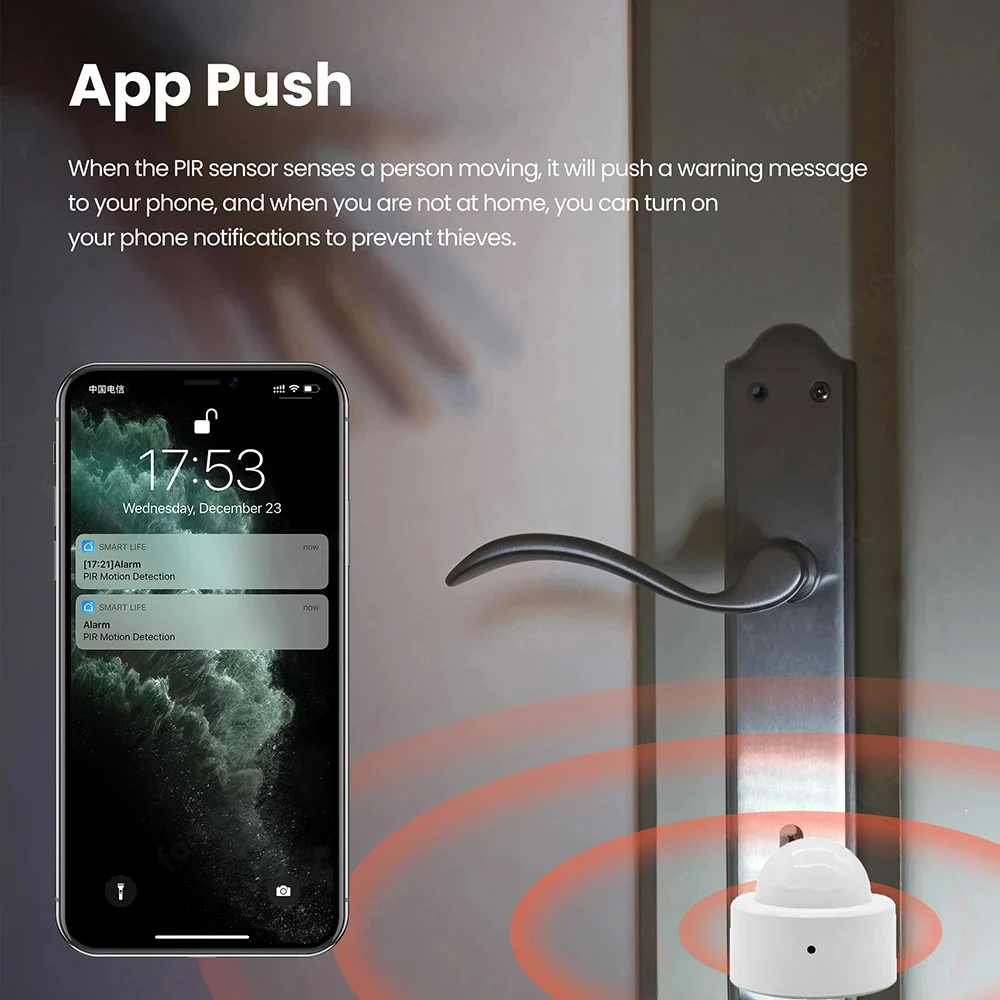 Tuya Mini ZigBee PIR Motion Sensor Smart Menschlichen Körper Infrarot Detektor Sicherheit Einbrecher Alarm Funktioniert Mit Alexa Google Assistent