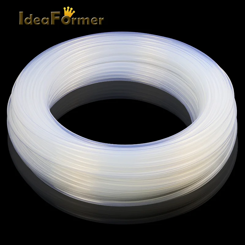 3D Máy In 2*4Mm Trong Suốt PFA PTFE Ống Teflonto Ống J-Đầu Hotend RepRap Rostock Bowden Giàn Phơi cho E3d V5/V6 1.75MM Dây Tóc