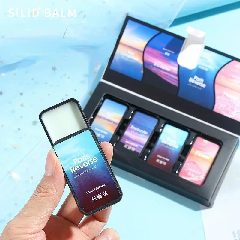 Solid Perfumes Long Lasting Fragrance Body Antiperspirants Fresh Portable Natural Reverse Paris for Women Men