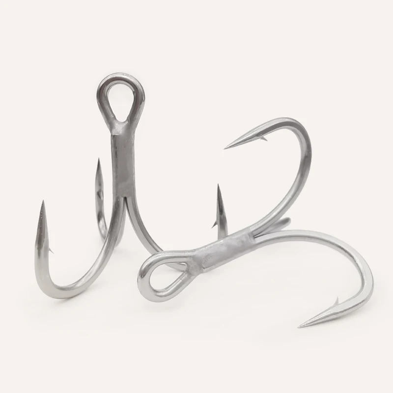 LUREHOLIC 3X 4X Super Strong Treble Hooks Super Slide Coated and Ultra Anti Rust Coated for Lure Fishing Fresh Water Sea Fishing