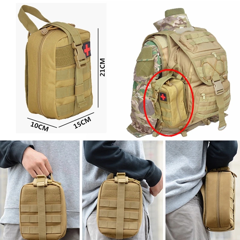 Erste-Hilfe-Kit Notfall Outdoor-Jagd Auto Notfall Camping Überlebens tool edc Tasche