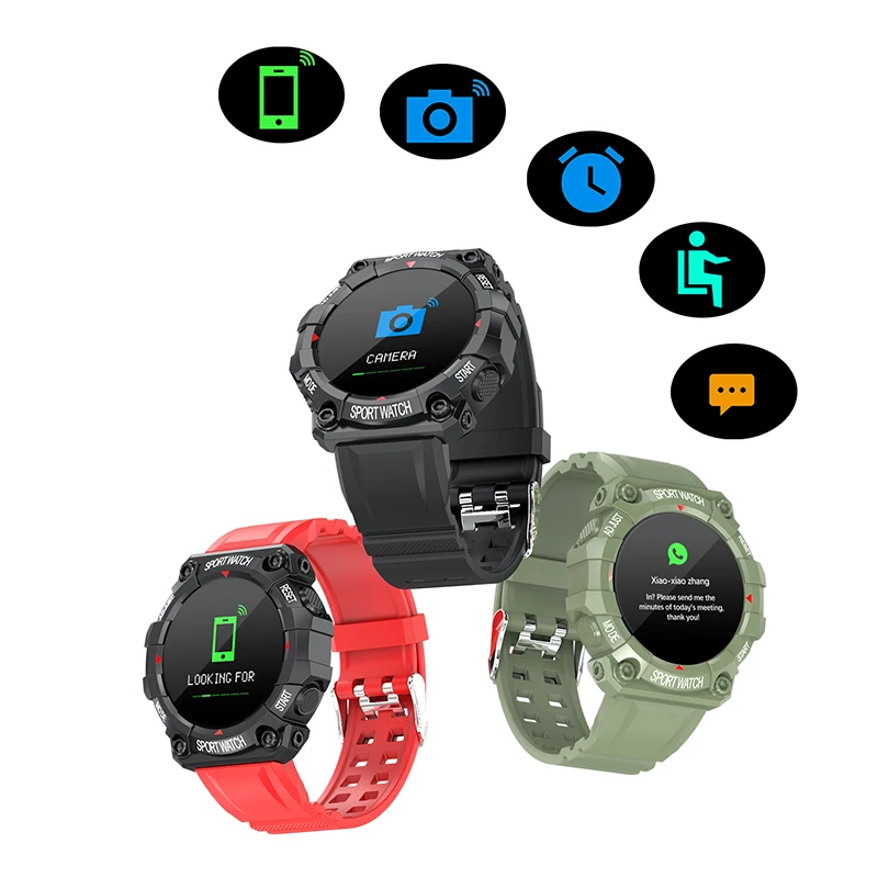 歩数計と血圧モニターを備えたスポーツウォッチ,大型スマートブレスレット,健康モニタリング,1.3インチ