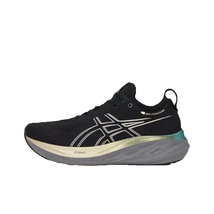 Asics Nimbus 26 รองเท้าวิ่งผู้ชาย Cushion Stability Asics รองเท้ากีฬา Unisex