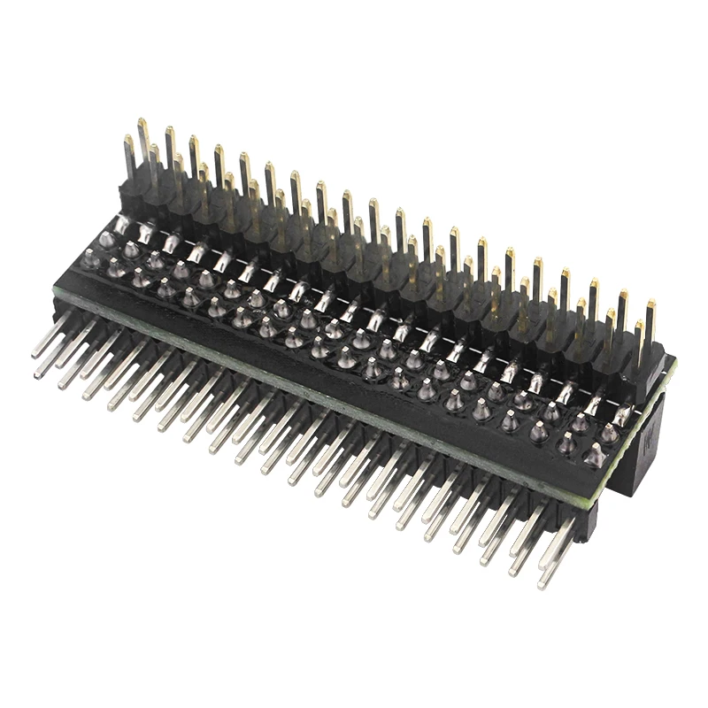 Raspberry Pi 40-контактный удлинитель GPIO, двухрядный удлинитель с прямым углом для Pi 4B 3B + 3B Zero 2 Вт