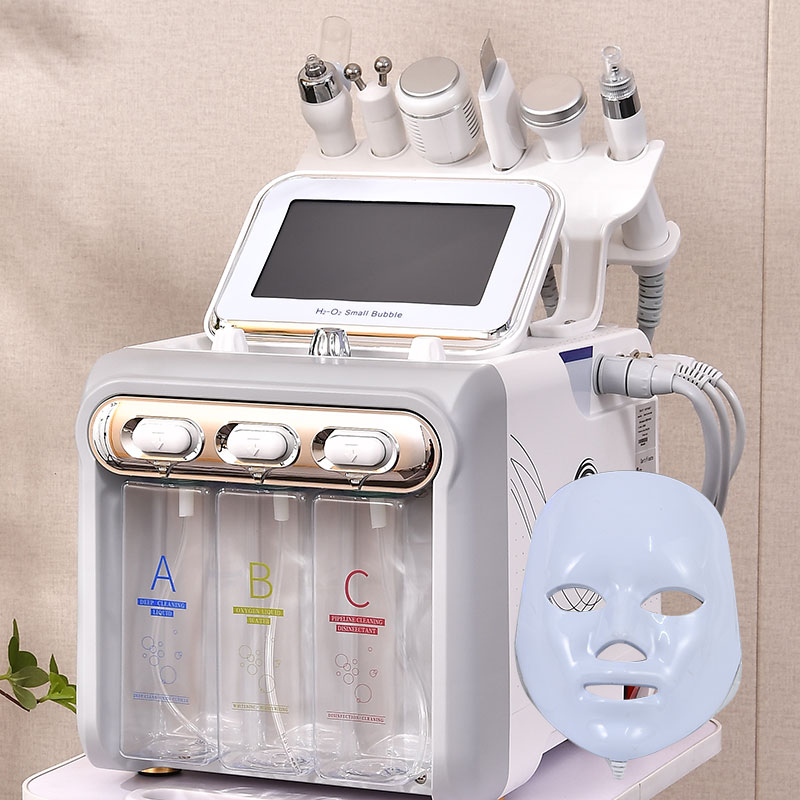 7-in-1 Aqua Peeling H2O2 Gesichtsmaschine Hydra Wasser Dermabrasion Hautwäscher Peel Sauerstoff Jet Gesichtsmaschine
