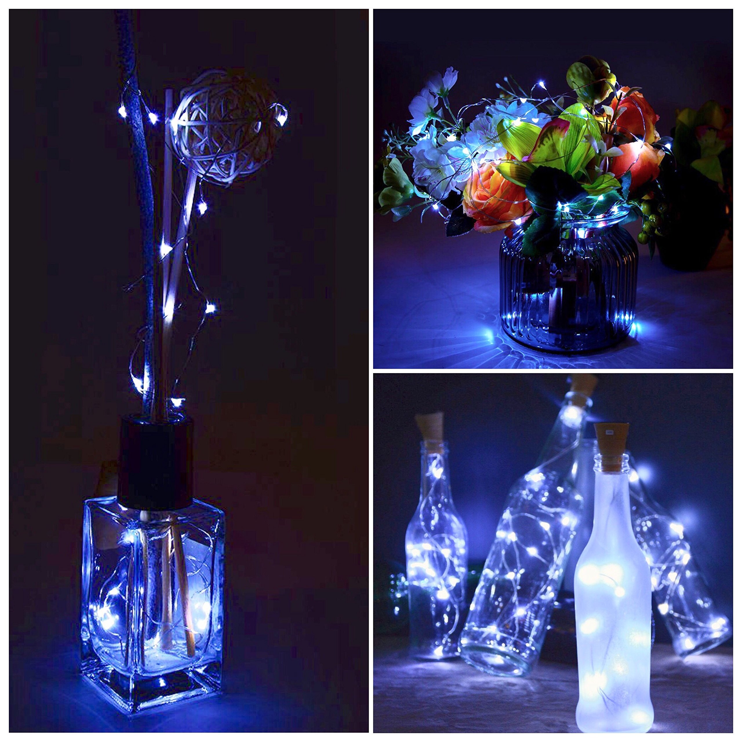 LED Solar Powered Bottle Stopper Light String Outdoor Waterproof Solar Garland Lights For Home Room Garden Wedding Party Decora