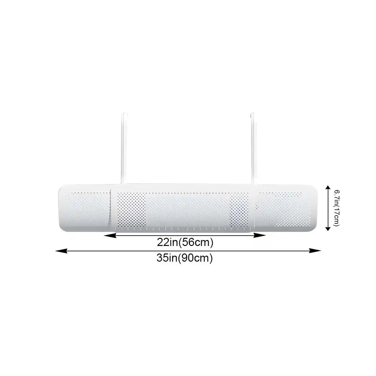 Anti-Direct Blowing เครื่องปรับอากาศ Deflector ลมติดผนัง Outlet Baffle แขวนเครื่องปรับอากาศฝาครอบคู่มือ