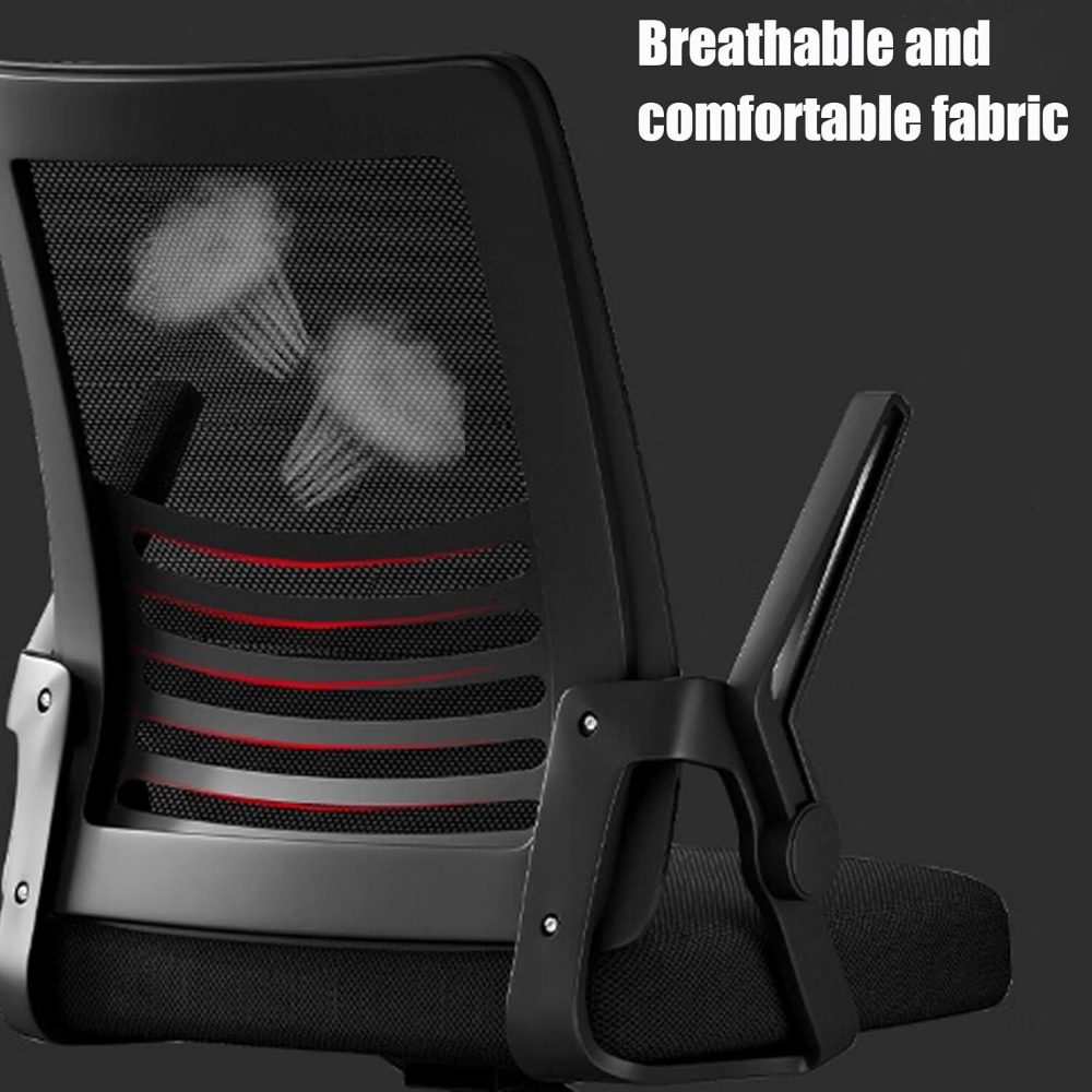 Computer Chair Home Office Chair Ergonomic Desk Chair Mesh Computer With Folding Lumbar Support Armrest Gamer Gaming