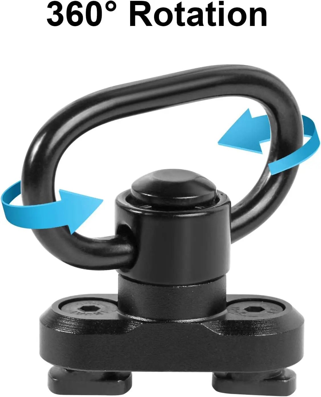 ปืนไรเฟิลสลิงหมุนสตั๊ดอะแดปเตอร์สําหรับ Mlok Rail QUICK RELEASE QD สลิงหมุนอะแดปเตอร์ล่าสัตว์อุปกรณ์เสริม 1.25 นิ้ว