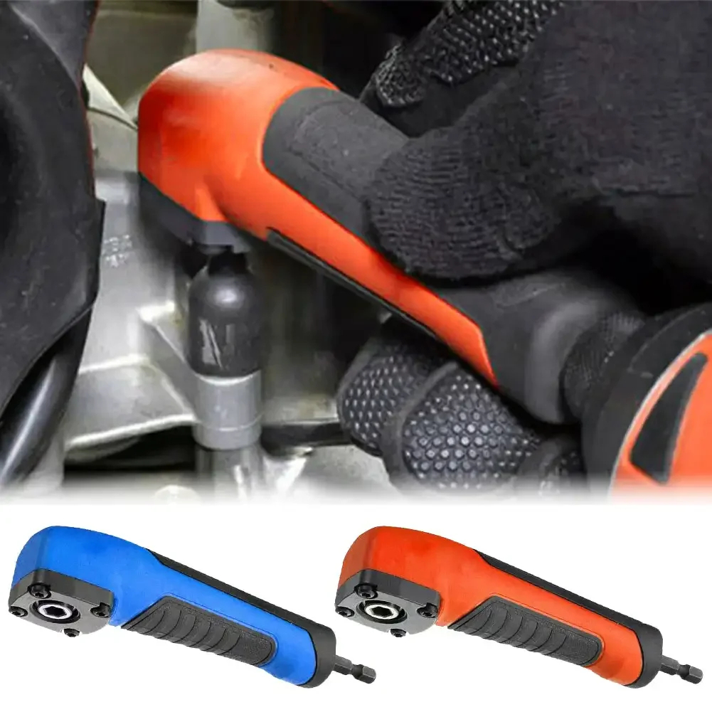 Nuovo cacciavite angolare elettrico multifunzionale 1PC, coppia elevata 90 °   Cacciavite ad angolo retto, strumento manuale, blu e arancione