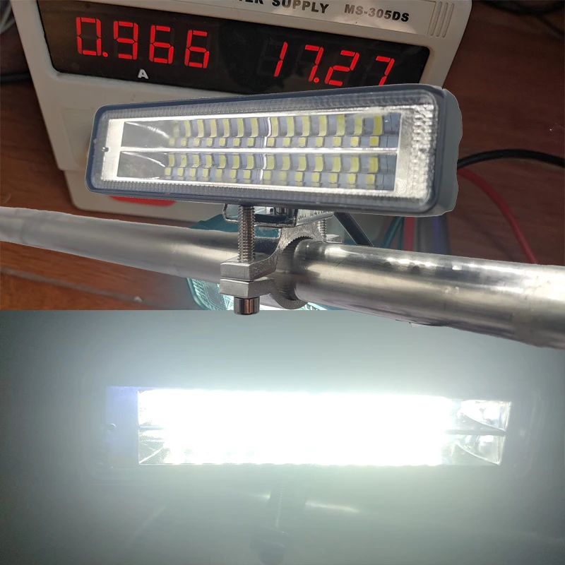 Car Work Light  Retrofit Lamp 6inch LED Flat Work Flood Light  Beam Bar Car SUV LED OffRoad Driving Fog Lamps 12V 24V