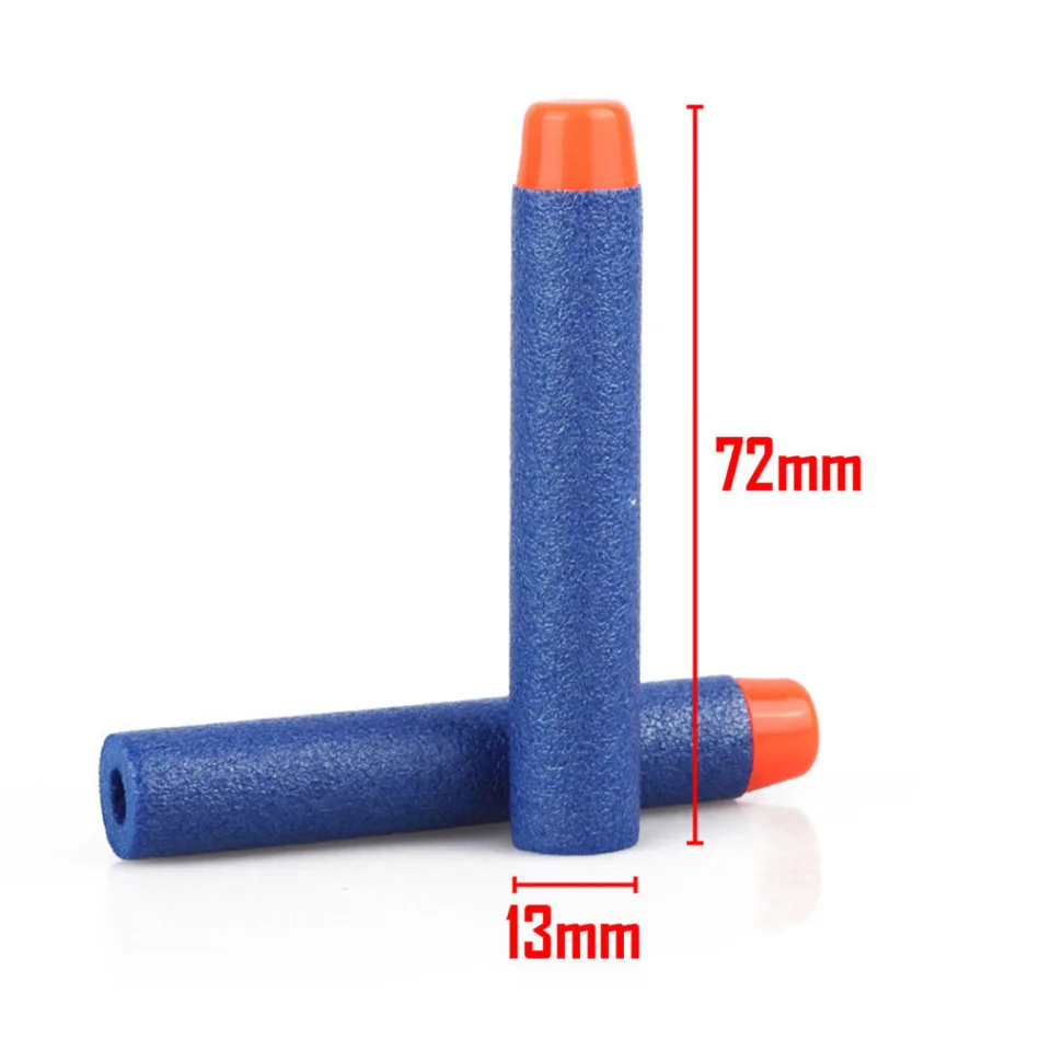 7.2Cm Mềm Rỗng Đầu Nạp Phi Tiêu Đồ Chơi Súng Bắn Đạn Xốp Đạn Nước Trẻ Em EVA Bóng Vũ Khí Blaster Viên Bắn Chính Xác Cho Súng Đồ Chơi Nerf n-Strike Bé Trai