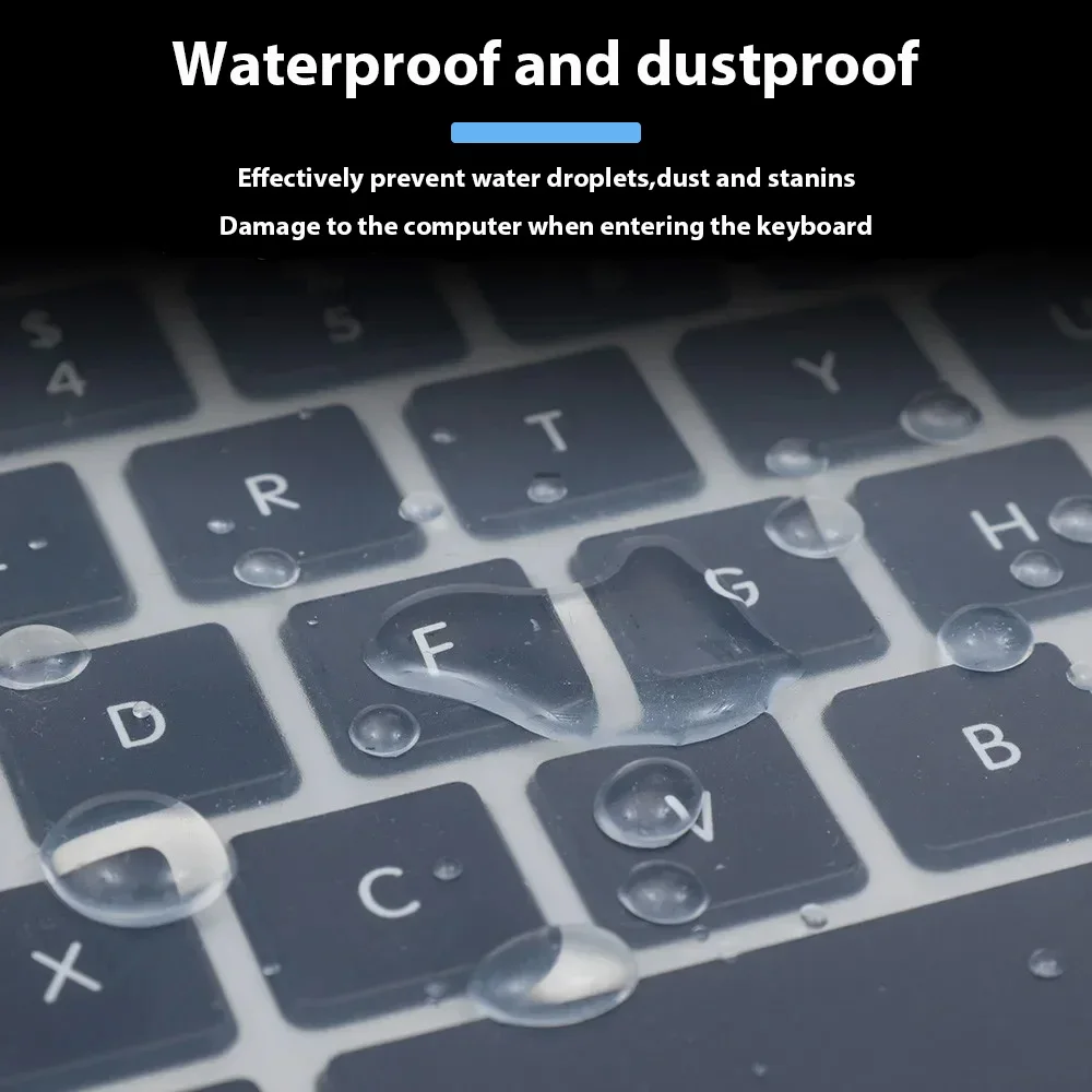 12-17 Inch Universal Laptop Keyboard Cover Protector Waterproof Dustproof Silicone Notebook Computer Keyboard Protective Film