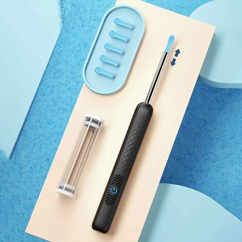 Xiaomi Smart Ear Wax Removal Ear Cleaner With 8pcs Ear Cleaning Tool 5MP HD Camera Light Ear Wax Removal Kit Endoscope Otoscope