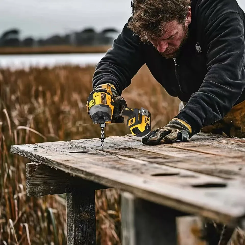 Dewalt 850 Driver Impact Drive ไดรฟ์ไฟฟ้า 20V แบตเตอรี่ลิเธียมไฟฟ้าแบบไม่มีแปรง Multi-Function ไขควงเครื่องมือแรงบิดสูง