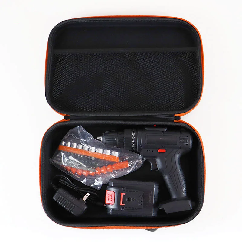 Cassetta degli attrezzi portatile Panno di stoccaggio multiuso Kit di attrezzi per trapano elettrico Chiave Cacciavite Borsa da giardino Accessori Scatola portaoggetti