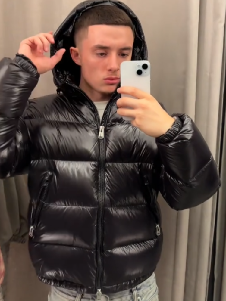 2025 herbst Winter Neutral Stil Baumwolle Gefütterte Mantel Casual Zipper Mit Kapuze Feste Jacke Mode Kalt-beweis Warme Parka oberbekleidung