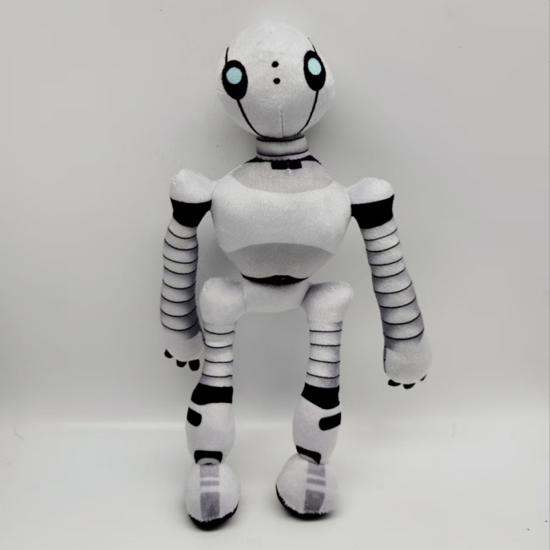 42 cm The Wild Robot Roz Fans Plüschtiere Geschenk Niedliches weiches gefülltes Roboterkissen Home Decor Lustige Kinder Geburtstag Weihnachtsgeschenke