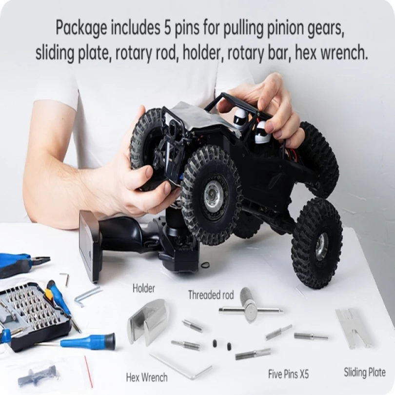 Herramienta extractora de engranajes de Motor RC, Extractor de dientes Universal, extractor de piñón, modelo de vehículo, engranaje de piñón de Motor pequeño, removedor profesional
