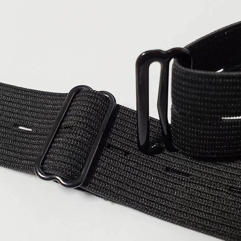Cinturón de seguridad para camisa de hombre y mujer, 2,5 cm/1 pulgada, mantiene la camisa se doblada en elástico ajustable, antideslizante, soporte para camisa, cinturón de bloqueo