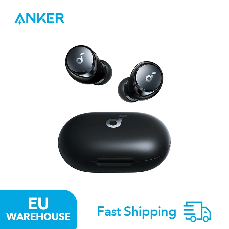 (EU stock) Soundcore by Anker Space A40 Bluetooth Kopfhörer, automatische Geräuschunterdrückung bis 98%, kabellose Ohrhörer