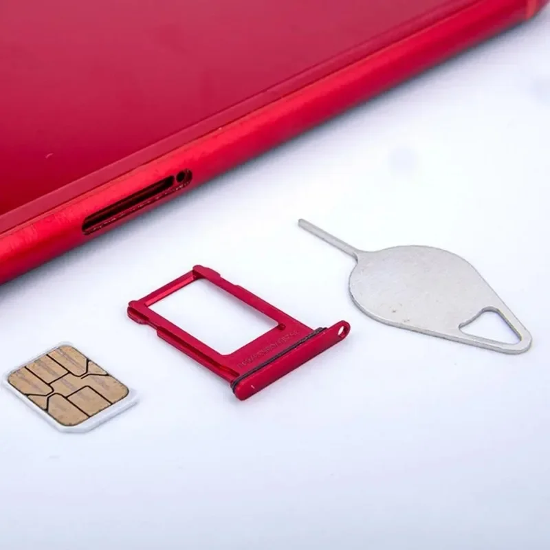 20Pcs Sim Card Tray Removal Eject Pin Key Tool Stainless Steel Open Needle for IPhone Samsung Xiaomi Smartphone SimCard Tray Pin
