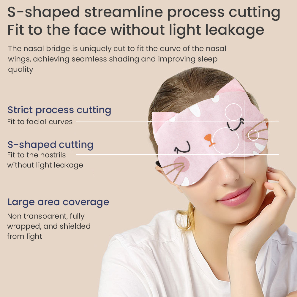 Cartoon Cute Plush Sleeping Eye Mask Sleeping Eye Mask Ice Pack Dziecięca maska na oczy Oddychająca maska na oczy zaciemniająca przerwa na lunch