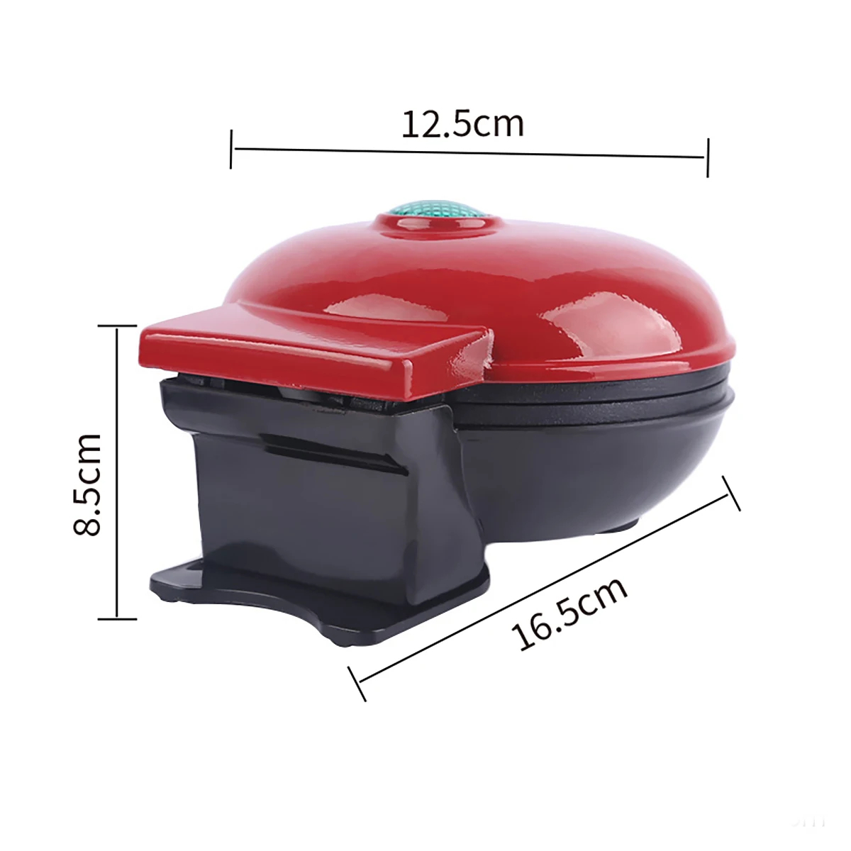 Teglia da forno per torte e panini, teglia elettrica per colazione domestica, mini macchina per biscotti per waffle multifunzionale completamente automatica