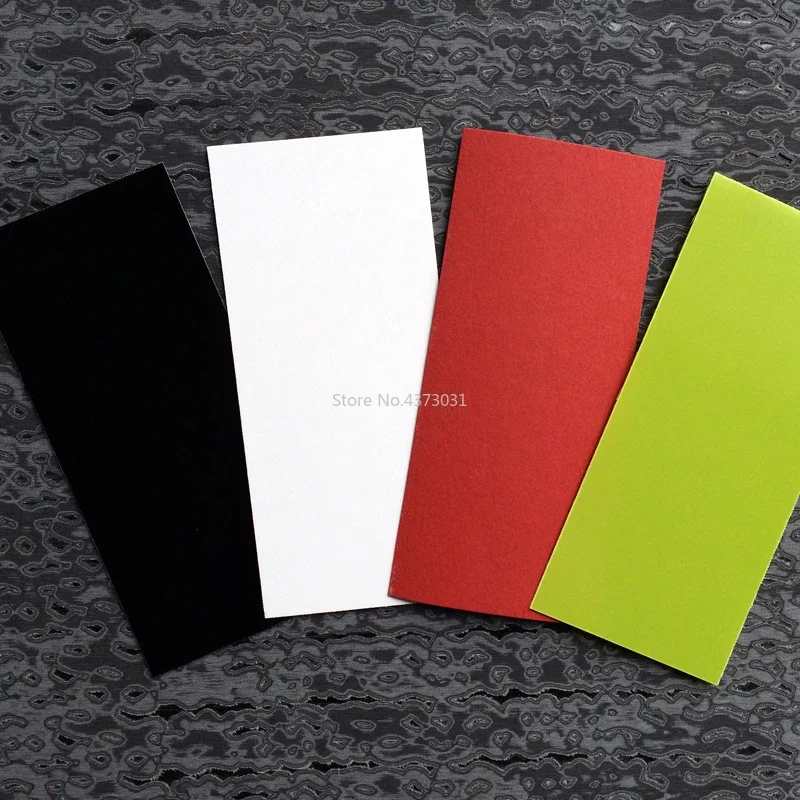 ด้ามจับ G10วัสดุสเปเซอร์1ชิ้นมีหลายสีสำหรับด้ามมีดแบบ DIY ความหนา1มม.