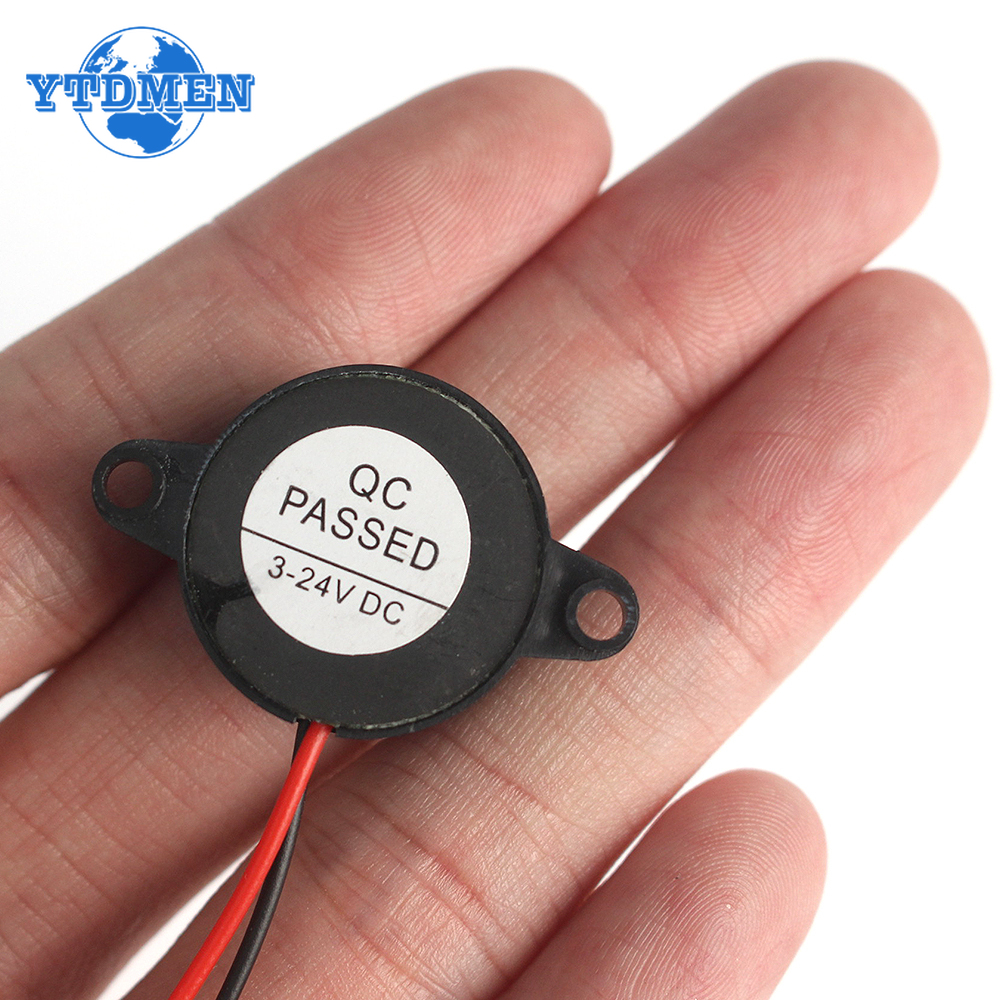 5/10pcs hoher Dezibel-Summer SFM-20B Gleichstrom 3-24V Dauerton-Summer 2312 aktive Piezo-Summer, für Arduino-Auto