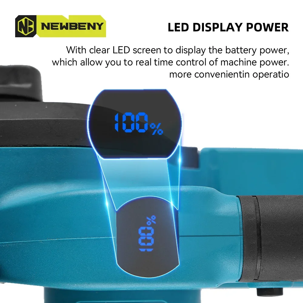 Yofidra 12 นิ้วBrushlessเลื่อยไฟฟ้า 18000RPMไร้สายแบบพกพาสวนตัดไม้เครื่องมือสําหรับMakita 18Vแบตเตอรี่