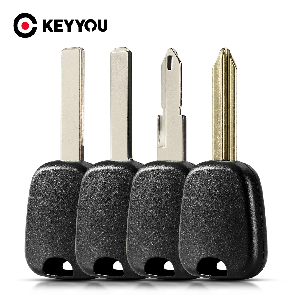KEYYOU Transpondedor llave de coche para Peugeot 106 107 307 207 306 406 para Citroen C2 C3 C4 SX9 NE73 VA2 HCA NE78 hoja