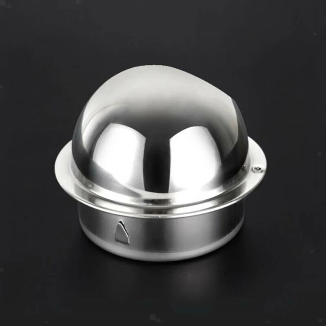 100Mm/150Mm Thép Không Gỉ Lỗ Thông Khí Dạng Lưới Tản Nhiệt Vòng Đô Mũi Bên Ngoài Máy Hút Tường Thông Hơi Ổ Cắm Thông Gió Bao mưa Nắp