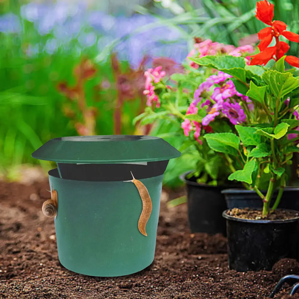 2/4/6/8/12pcs Snail Catcher Gintrap Slug CAGE เป็นมิตรกับสิ่งแวดล้อม Slug House Reusable Pests เหยื่อ Station เครื่องมือสวนฟาร์ม Protector
