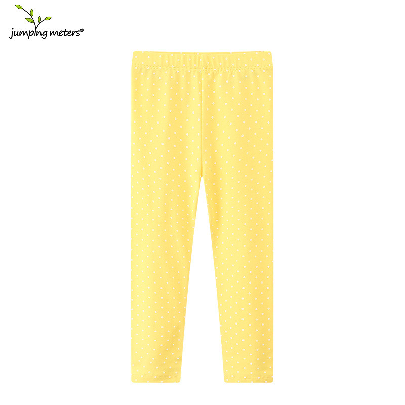 ジャンプメートル-女の子のためのプリンセスレギンス,子供のためのスリムパンツ,色付き水玉模様,2〜7t