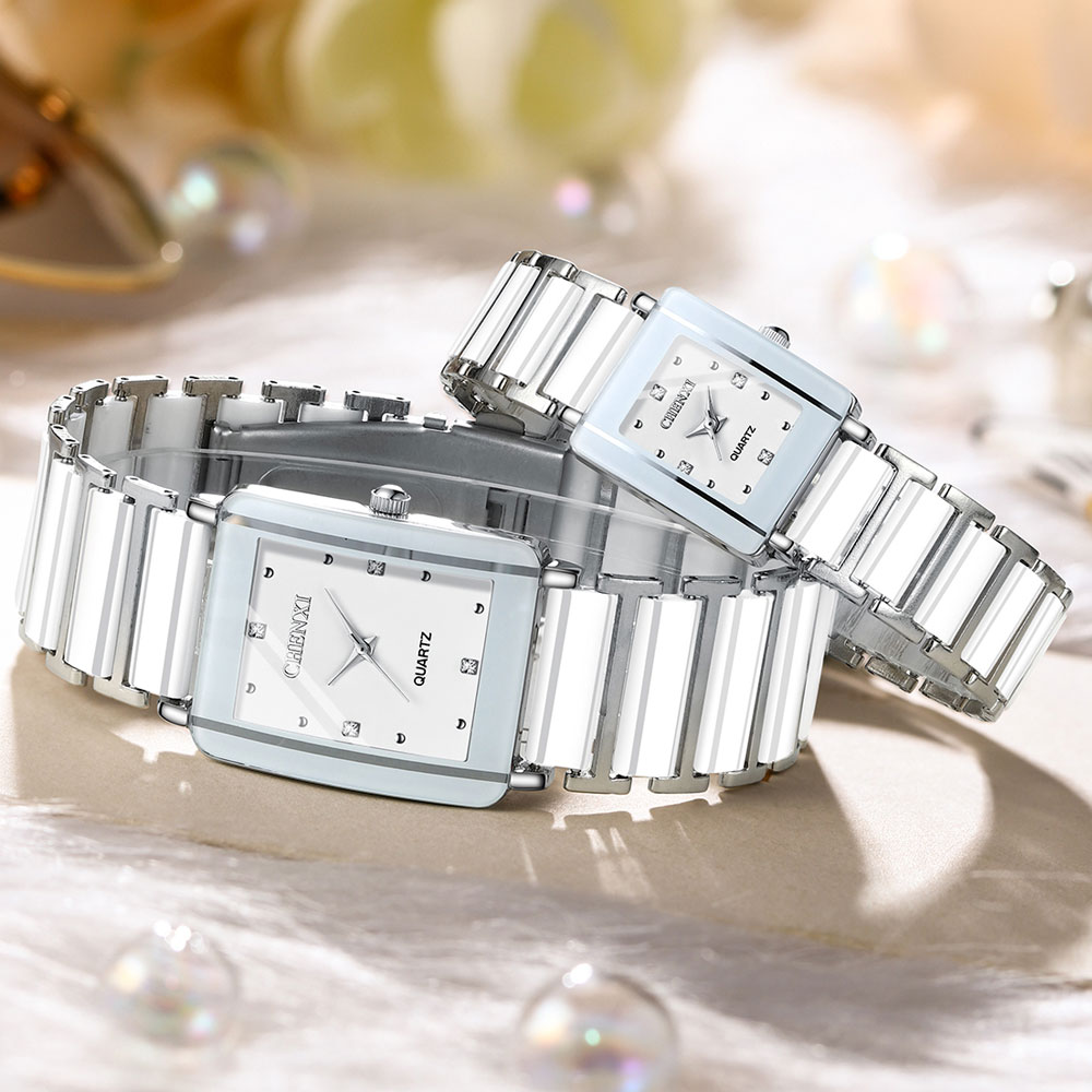 CHENXI, relojes de marca de lujo para amantes, reloj de cuarzo para hombres o mujeres, correa anticerámica para hombre, reloj de pulsera resistente al agua para mujer, reloj de regalo para hombre