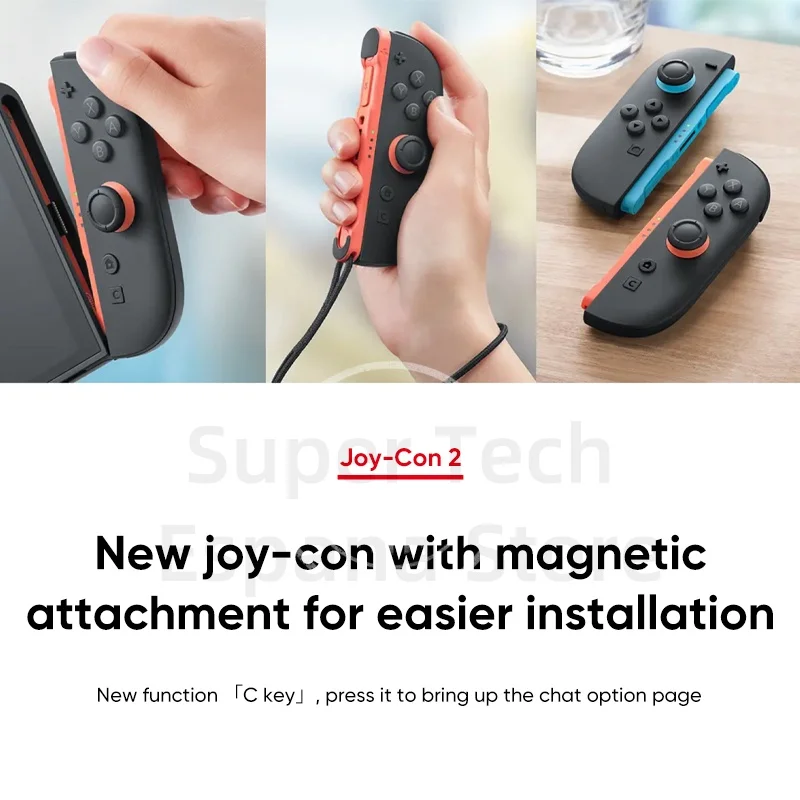 Nintendo Switch 2 7,9-Zoll-LCD-Display Joy-Con2-Griffkonsole Stabiler TV-Modus Video-Gaming-Konsole N2