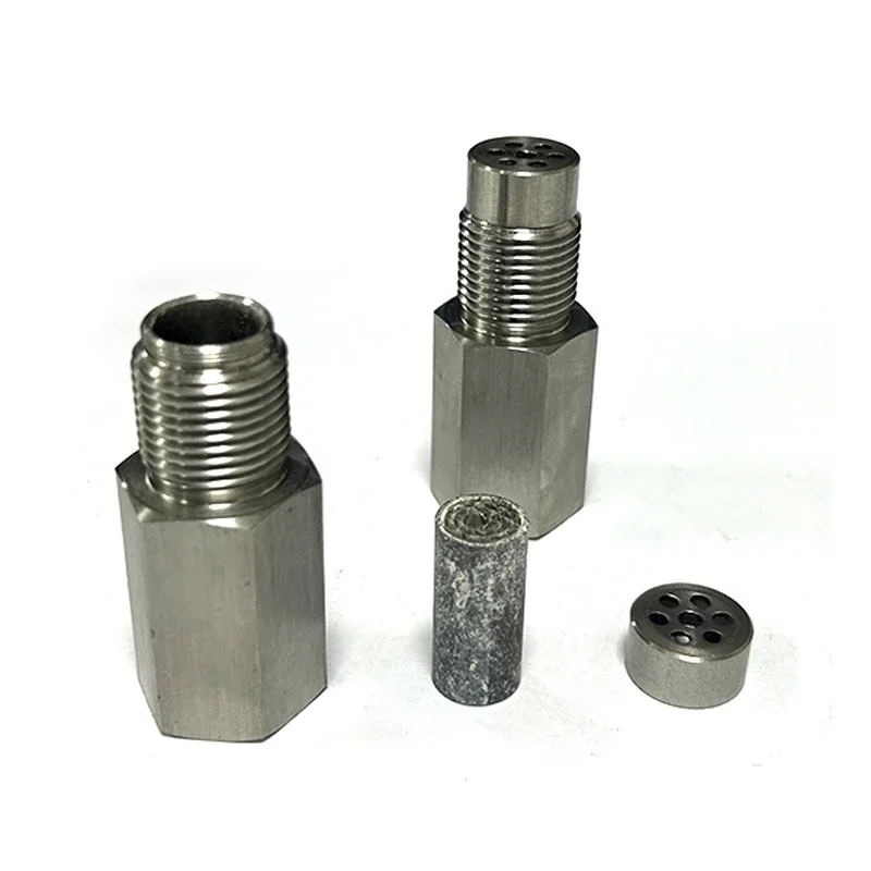 M18 * 1.5 mini catalítico lambda sensor de oxigênio espaçador ss304 sensor de oxigênio bung falha do carro lâmpada escudo adaptador