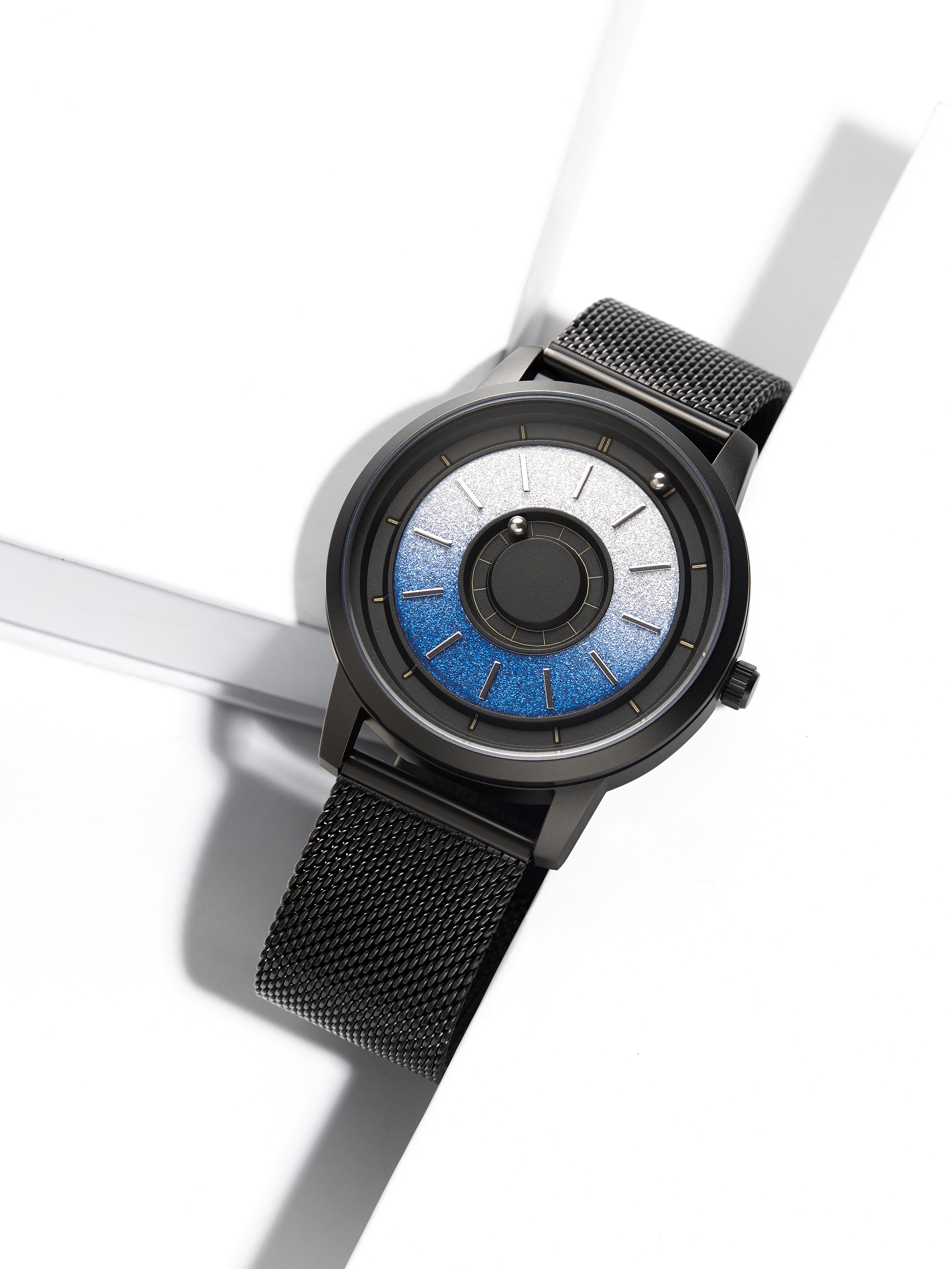 Часы EUTOUR E040 мужские и женские кварцевые, магнитные со стальным ремешком, с указателями, модные синие, для пар