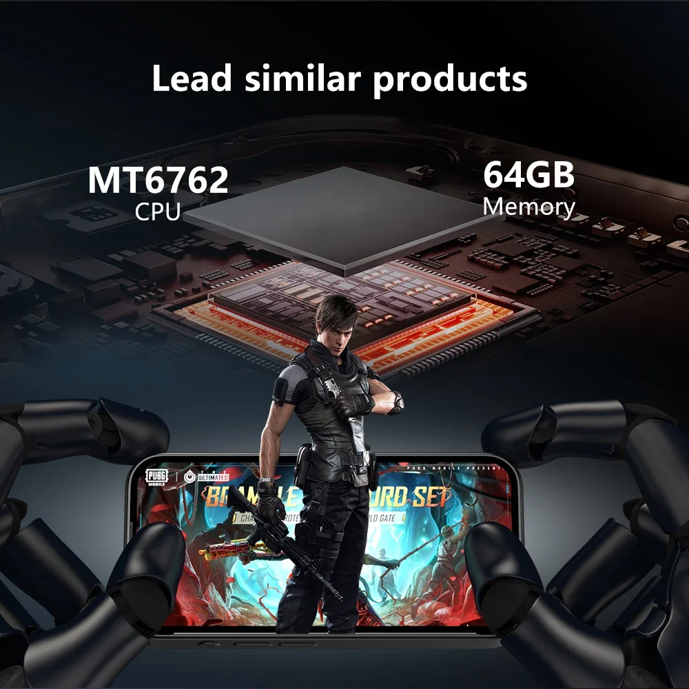 SOYES Q333 4GB RAM 64GB ROM Android 12.0 Smartphone 2000mAh Face ID 4G LTE Dual SIM 3.58‘’ Screen Small Phone