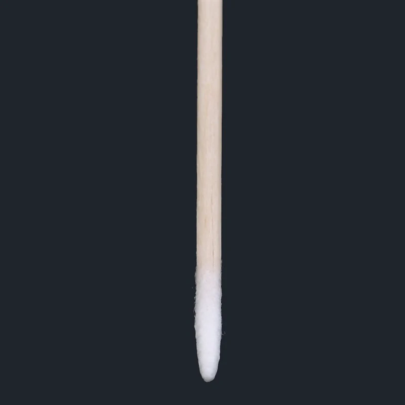 Bastoncino di cotone con punta in legno lungo 7cm 300 punta con manico in legno tamponi di cotone ricamati semipermanenti