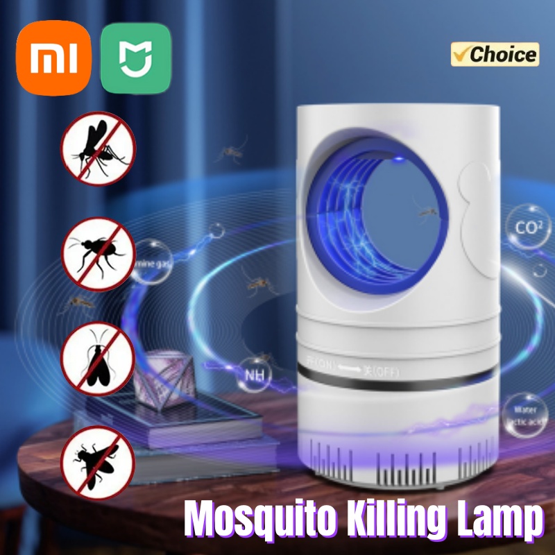 Электрическая лампа для уничтожения комаров Xiaomi, светодиодная лампа-ловушка для управления, лампа для уничтожения насекомых, лампа для уничтожения насекомых с USB-адаптером питания
