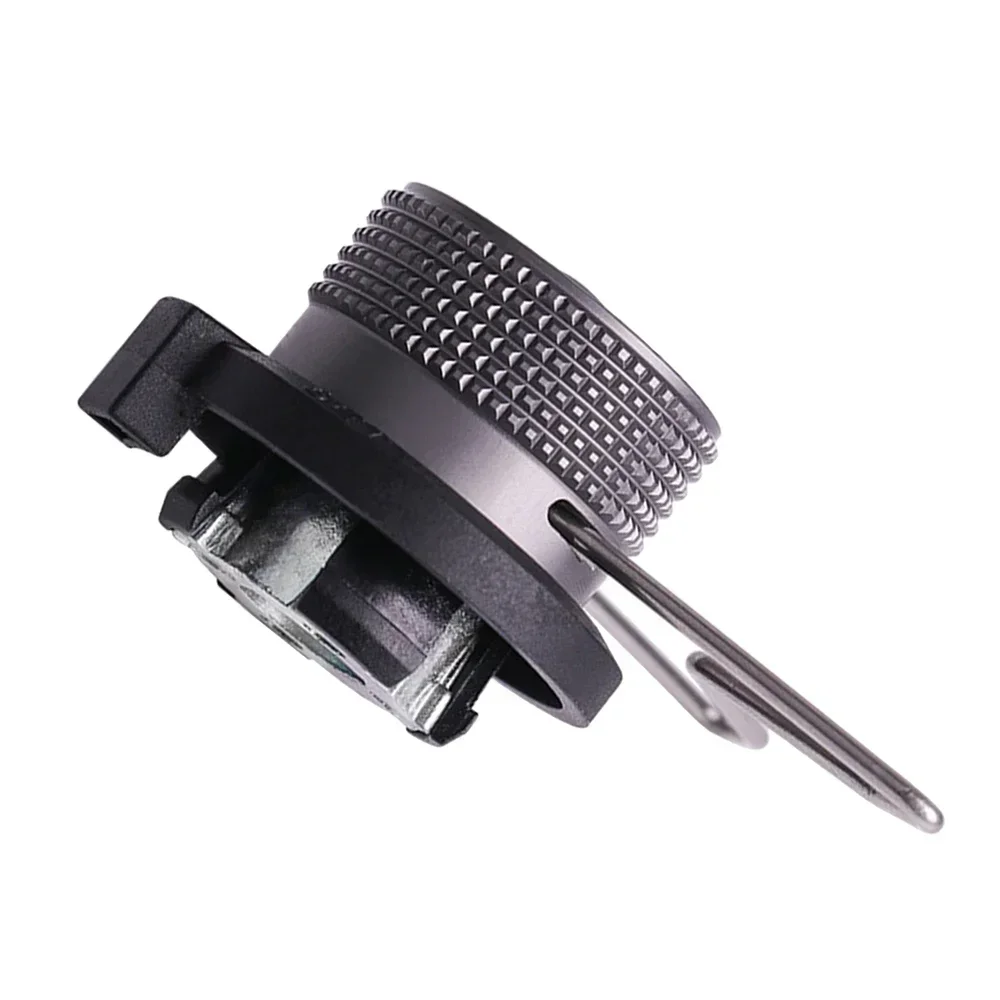 Butane Adapter with Bracket Gas Cartridge Head Conversion Adapter Nozzle Bottle Type Input Screw Type Lindal Valve Output