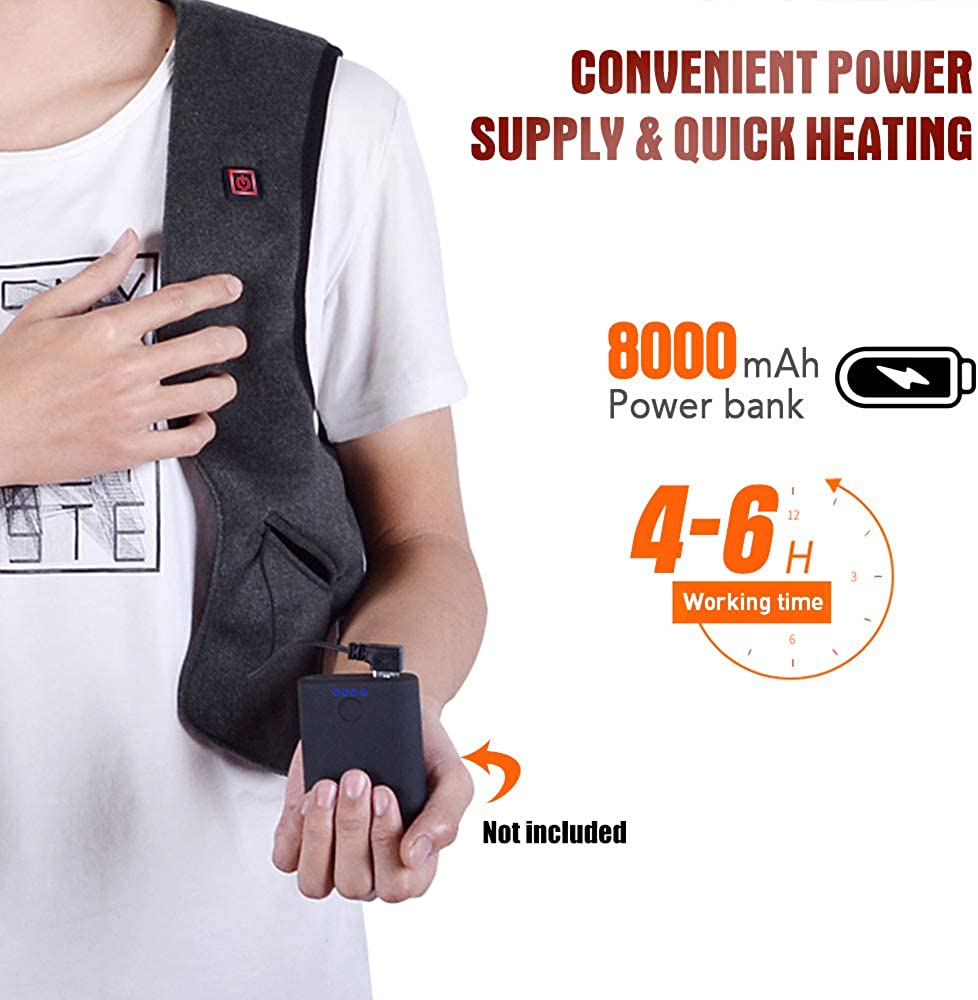 Chaleco calefactable de alta calidad para hombre, chaquetas eléctricas con calefacción de grafeno, chaqueta acolchada con calefacción USB, otoño e invierno