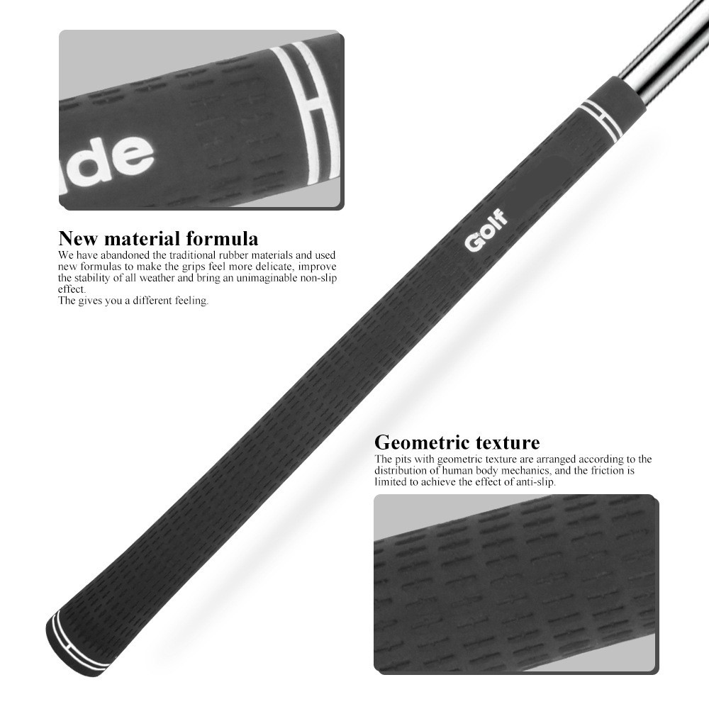 10Pcs/lot Golf Club Grips Undersize Standard Midsize Jumbo High-Quality Rubber Grip Non-slip Grip for Driver Wood and Irons